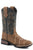 Roper Kids Boys Brown Leather Monterey Angles 9In Cowboy Boots