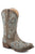 Roper Boys Kids Brown Faux Leather Riley Cowboy Boots