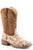 Roper Kids Girls Brown Multi Faux Leather Claire Cowboy Boots