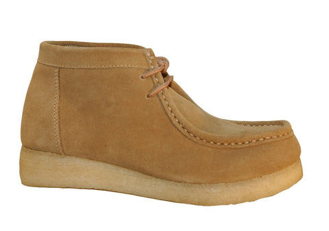Roper Mens Casual Footwear Sand Suede Leather Chukka Boots