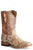 Roper Mens Natural Tan Python Peyton 11in Cowboy Boots