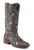 Roper Womens Cowboy Boots Squar Brown e Toe Sanded Leather Western Underlay