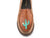 Roper Womens Burnished Tan Leather Lone Cactus Slip-On Shoes