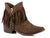 Roper Womens Brown Faux Leather Fringy Cowboy Boots