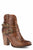 Roper Womens Cognac Faux Leather Maybelle Cowboy Boots