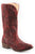 Roper Womens Vintage Red Faux Leather Judith 12In Cowboy Boots