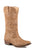 Roper Riley Womens Tan Faux Leather Cowboy Boots