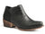 Roper Womens Black Faux Leather Sofia Caiman Ankle Boots