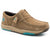 Roper Womens Tan Leather Clearcut Low Suede Oxford Shoes