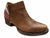 Roper Womens Cognac Leather Sedona Snip Toe Ankle Boots