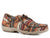 Roper Womens Multi Brown Fabric Chillin Aztec Loafer Shoes