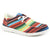 Roper Womens Red Multi Fabric Hang Loose Serape Loafer Shoes