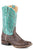 Roper Womens Turquoise Leather Florence Cowboy Boots