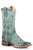 Roper Womens Vintage Turquoise Leather Blair Cowboy Boots