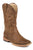 Roper Boots Youth Tan Faux Leather Square Toe Boys Cowboy