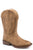 Roper Boys Youth Tan Faux Leather Billy Western Cowboy Boots