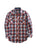 Tin Haul Mens Red 100% Cotton Paintbrush Plaid L/S Shirt