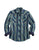 Tin Haul Mens Blue 100% Cotton Grid Plaid L/S Shirt