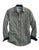Tin Haul Mens Grey 100% Cotton Vintage Wallpaper L/S Shirt