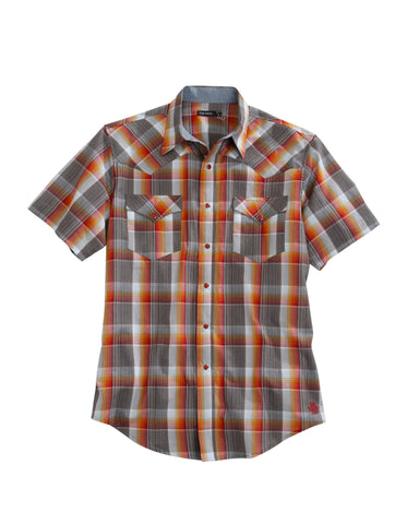 Tin Haul Mens Multi-Color 100% Cotton Rusty Plaid S/S Shirt – The ...