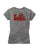 Tin Haul Womens Grey Cotton Blend Bubble Letter Logo S/S T-Shirt