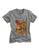 Tin Haul Womens Heather Grey Cotton Blend Way Out West S/S T-Shirt