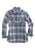 Tin Haul Womens Indigo/Pink 100% Cotton Plaid L/S Shirt