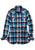 Tin Haul Womens Blue 100% Cotton Hot Buffalo Check L/S Shirt