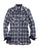 Tin Haul Womens Blue 100% Cotton Star Ombre Plaid L/S Shirt