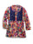 Tin Haul Ladies Multi-Color 100% Cotton Floral Impression S/S Blouse