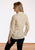 Tin Haul Womens Tan 100% Cotton Wallpaper Stripe L/S Shirt
