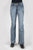 Tin Haul Womens Blue Cotton Blend 280 Rosie Embroidery Jeans