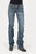 Tin Haul Womens Blue Cotton Blend Aztec Steerhead Jeans