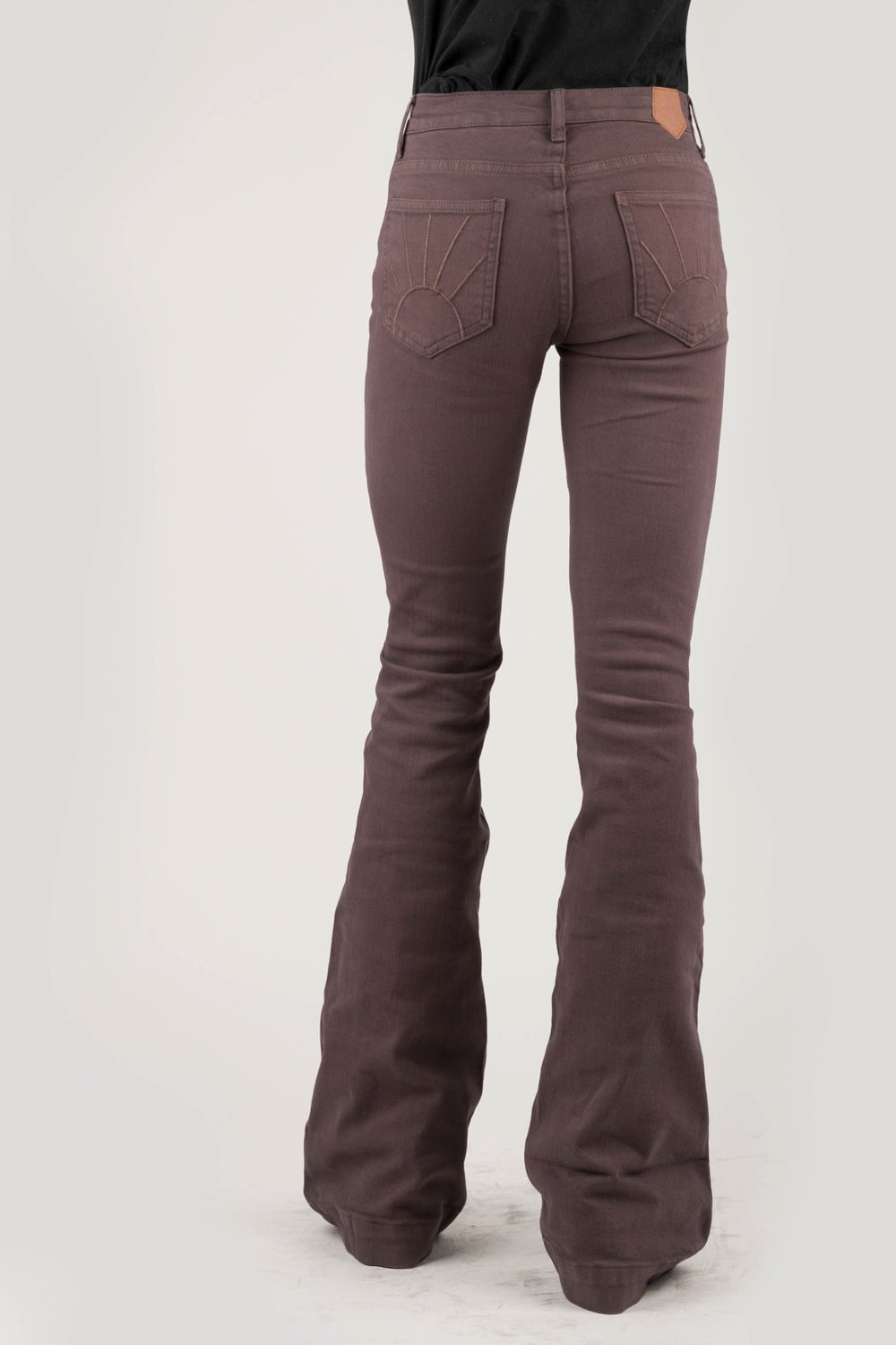 Tin Haul Womens Brown Cotton Blend 595 Libby Plain Jeans – The Western ...