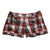 Tin Haul Womens Red 100% Cotton Buckeye Check Flat Front Shorts