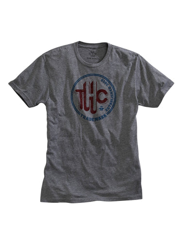 Tin Haul Unisex Grey Cotton Blend 3D Letters S/S T-Shirt