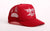 Tin Haul Unisex Red 100% Cotton Longhorn Steer Baseball Cap