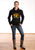 Tin Haul Womens Black Cotton Blend Under the Nite Sky Hoodie