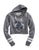 Tin Haul Womens Heather Grey Cotton Blend Tiger Phys Ed Hoodie