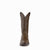 Ferrini Mens Kango Leather Full Quill Ostrich R-Toe Colt Cowboy Boots
