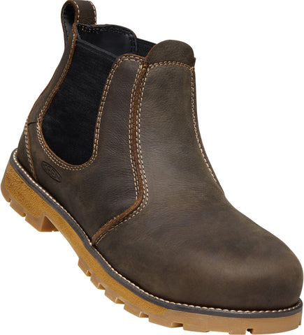 Keen Utility Cascade/Gum Mens Seattle Romeo WP Leather Work Boots