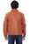 Scully Mens Cognac Leather Vintage Racer Jacket