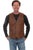 Scully Mens Brown Leather Canvas Jacket