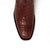 Ferrini Mens Cognac Leather Gator Belly D-Toe Stallion Cowboy Boots