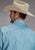 Stetson Mens Turquoise 100% Cotton Candy Stripe L/S Shirt