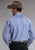 Stetson Mens Periwinkle 100% Cotton Candy Stripe L/S Shirt