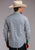 Stetson Satin Mens Blue 100% Cotton Mini Check L/S Shirt