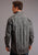 Stetson Mens Grey 100% Cotton Stitch Aztec BD L/S 1 Pocket Shirt