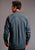 Stetson Mens Blue 100% Cotton Steel Paisley BD L/S 1 Pocket Shirt