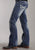 Mens Stetson Blue Cotton Blend Med Wash White X Bootcut Rocks Fit Jeans